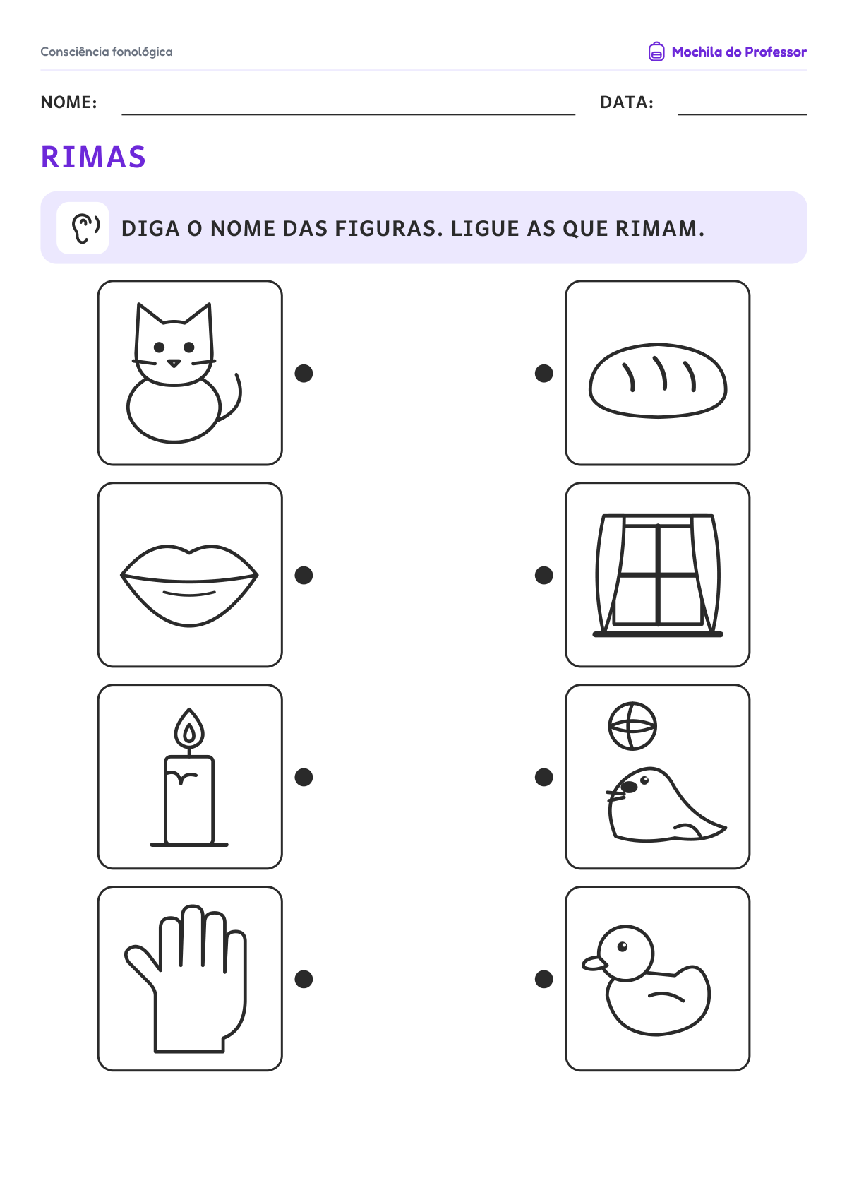 Consciência Fonológica 1º Ano: 13 atividades de rimas, sílabas e sons — imagem 2